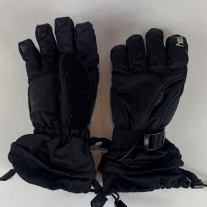 Head Black Insulated Ski Snowboard Winter Gloves